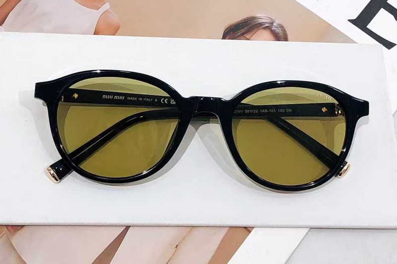 SMU02WV Sunglasses Black Green