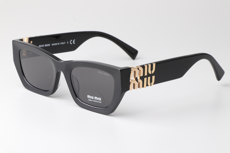 SMU09W Sunglasses Black Gold Gray