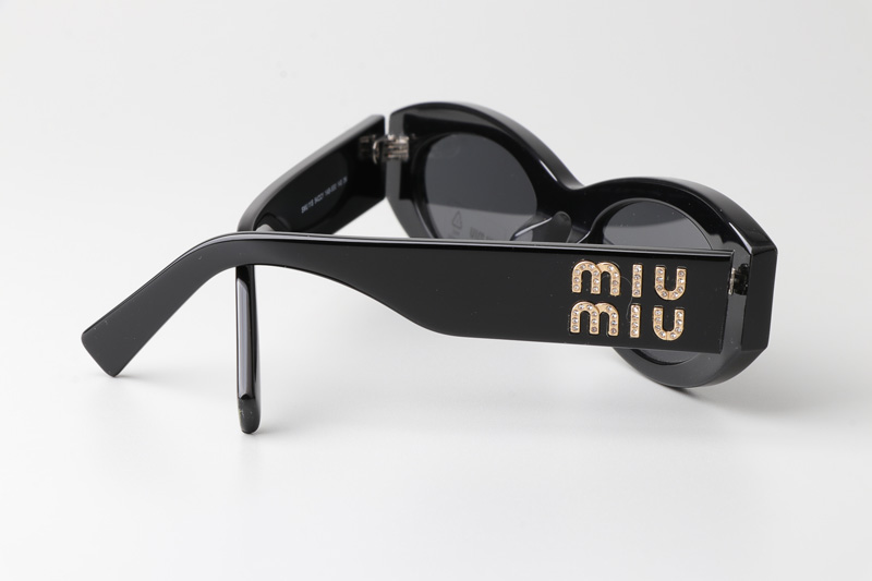 SMU11S Sunglasses Black Gray