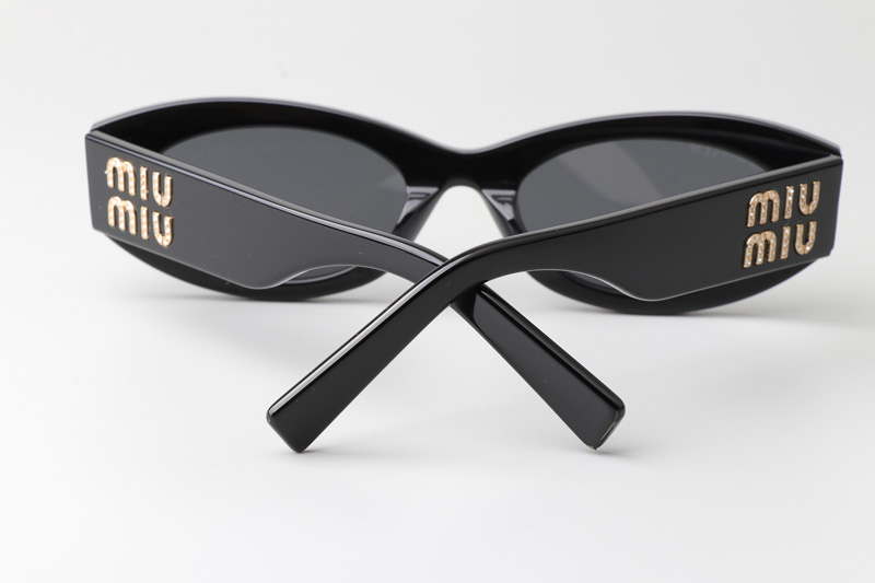 SMU11S Sunglasses Black Gray