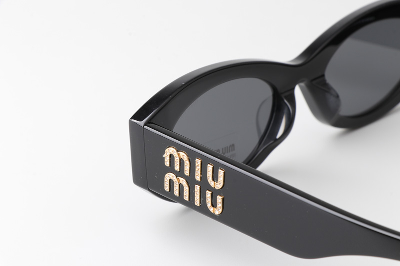 SMU11S Sunglasses Black Gray