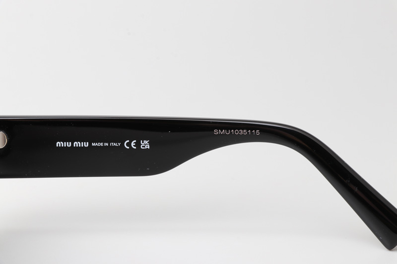 SMU11S Sunglasses Black Gray