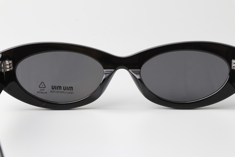 SMU11S Sunglasses Black Gray