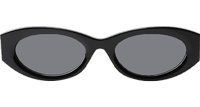 SMU11S Sunglasses Full Black Gray