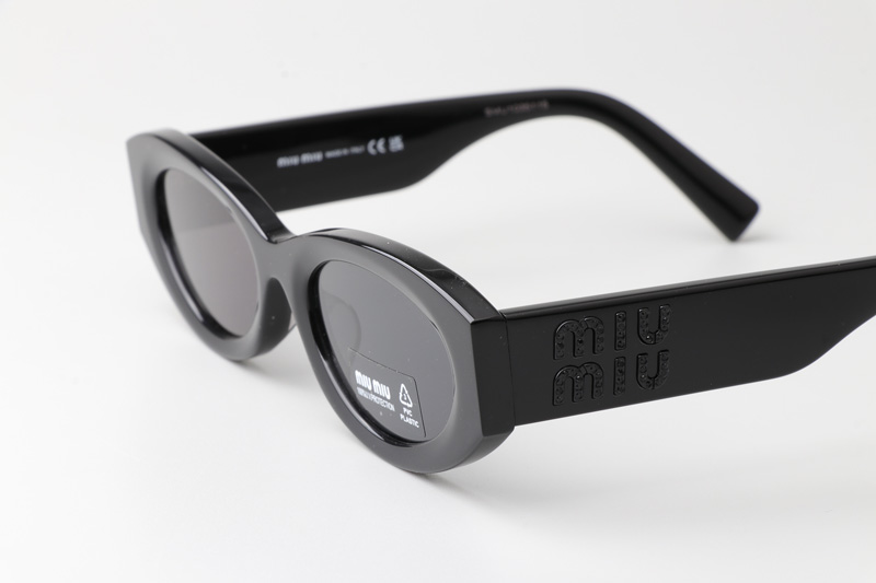 SMU11S Sunglasses Full Black Gray