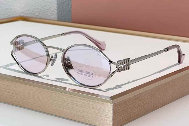 SMU52Y Sunglasses Silver Pink