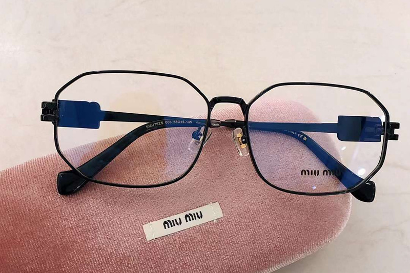 SMU75ZS Eyeglasses Black