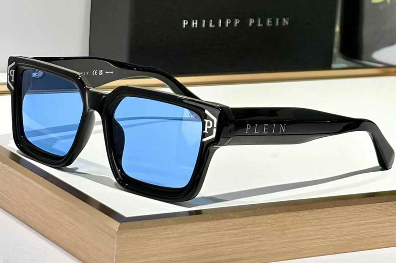 SPP005 Sunglasses Black Blue