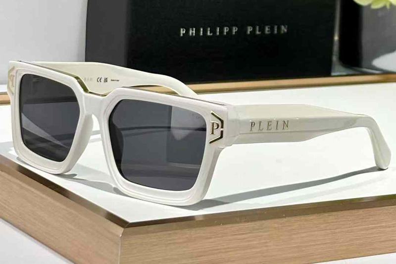 SPP005 Sunglasses White Gray