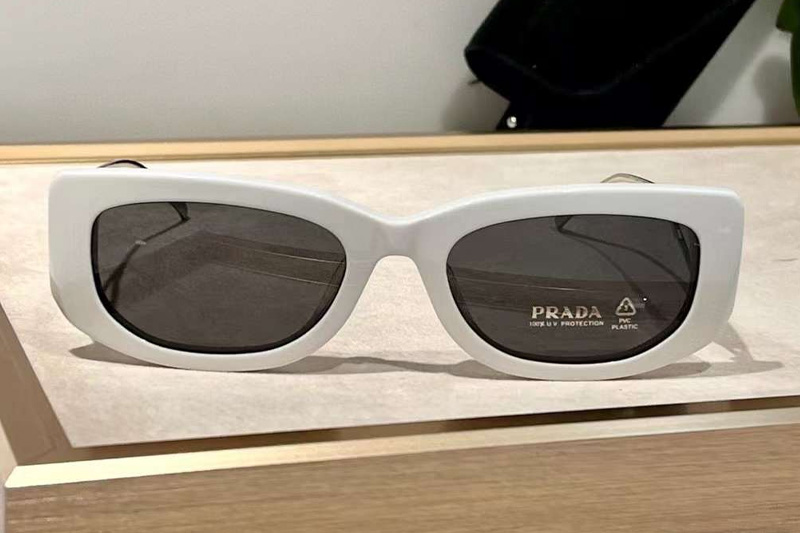 SPR14Y Sunglasses White Gray