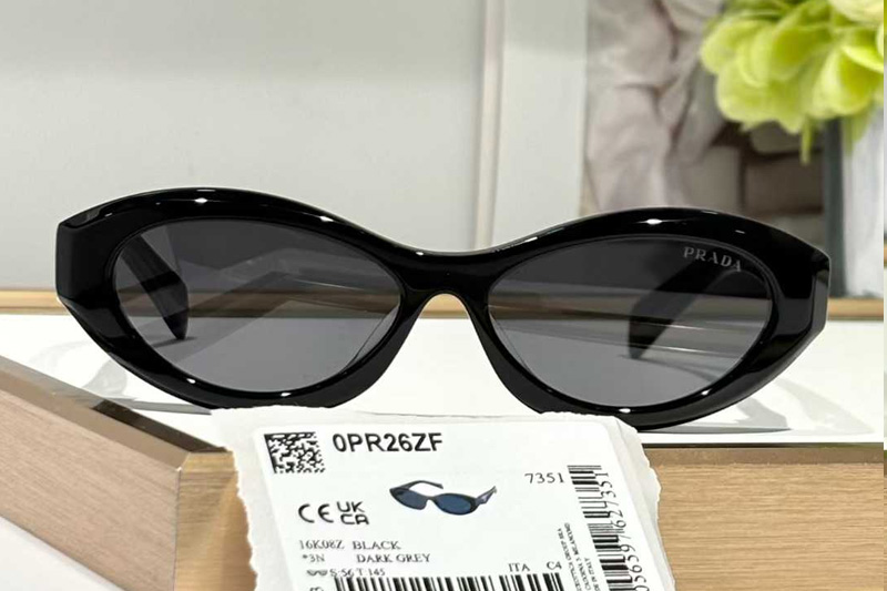 SPR26Z Sunglasses Black Gray