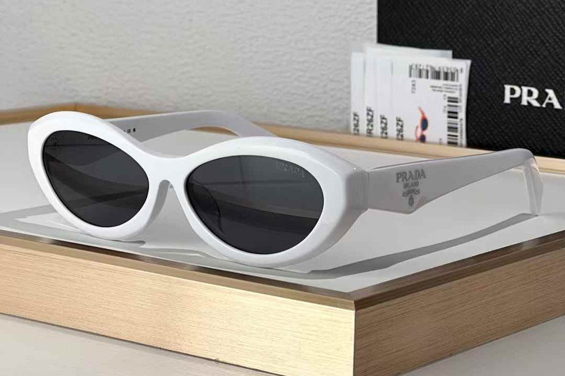 SPR26Z Sunglasses White Gray