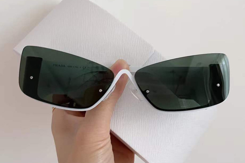 SPR58Z Sunglasses White Green