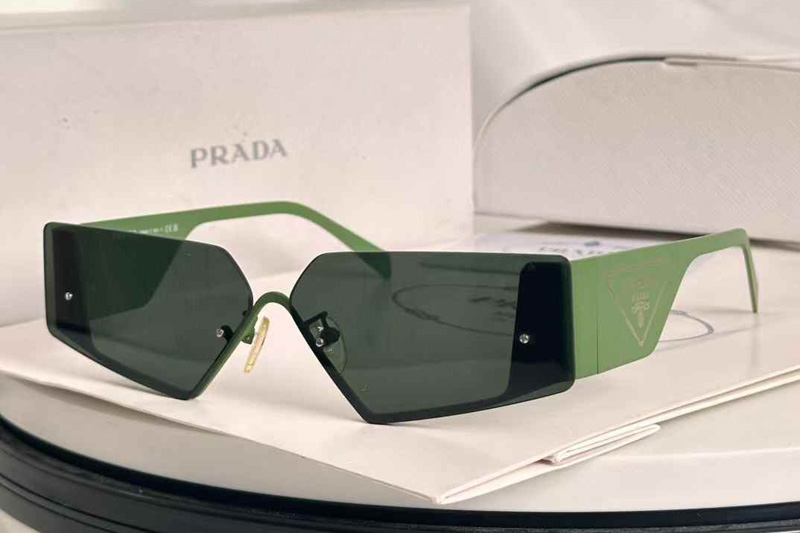 SPR59Z Sunglasses Green Gray