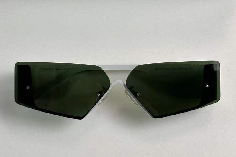 SPR59Z Sunglasses White Green