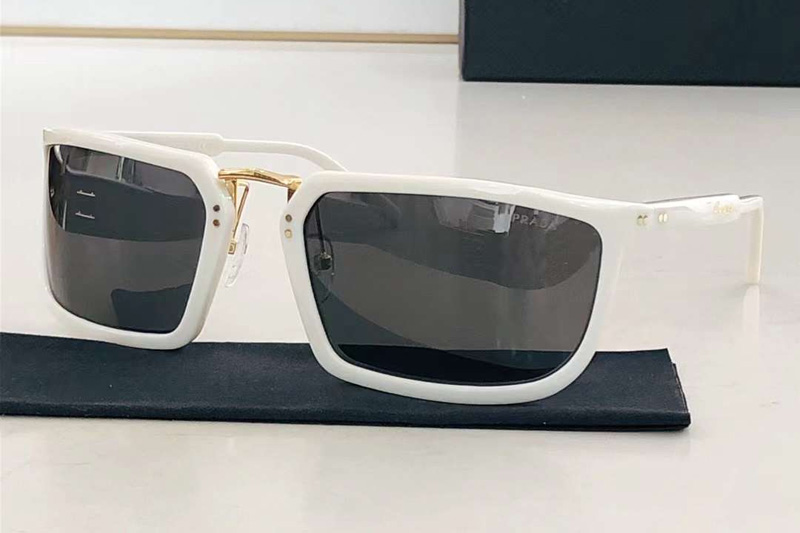 SPRA11 Sunglasses White Gray