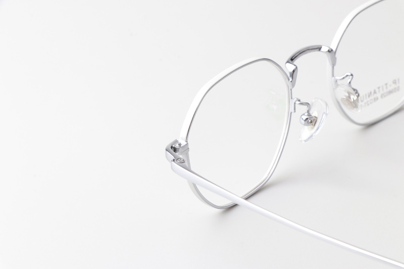 SS98029 Eyeglasses White Silver