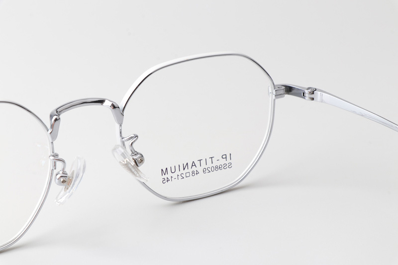 SS98029 Eyeglasses White Silver