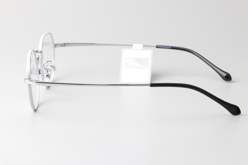 SS98029 Eyeglasses White Silver