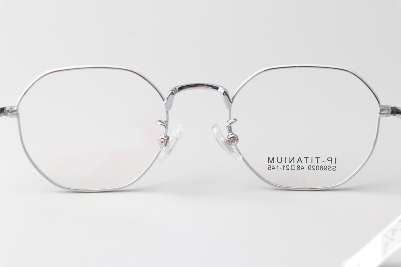 SS98029 Eyeglasses White Silver