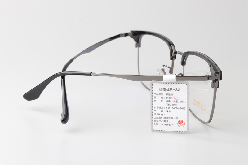 SW15200 Eyeglasses Black Gunmetal