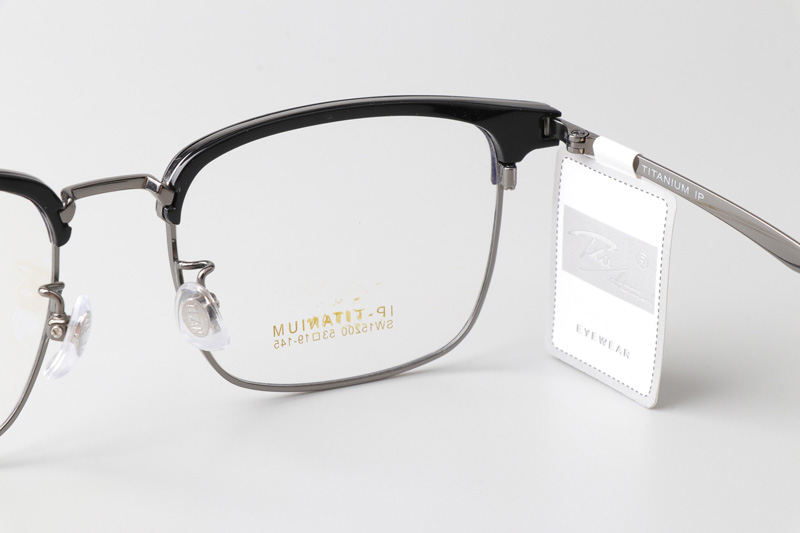 SW15200 Eyeglasses Black Gunmetal