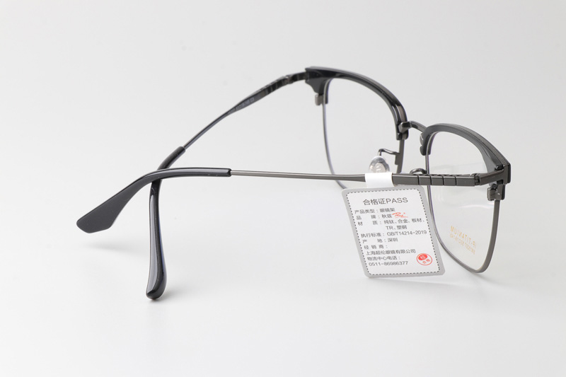SW15207 Eyeglasses Black Gunmetal