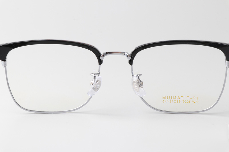 SW15207 Eyeglasses Black Silver