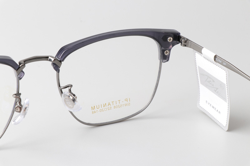 SW15208 Eyeglasses Gray Gunmetal