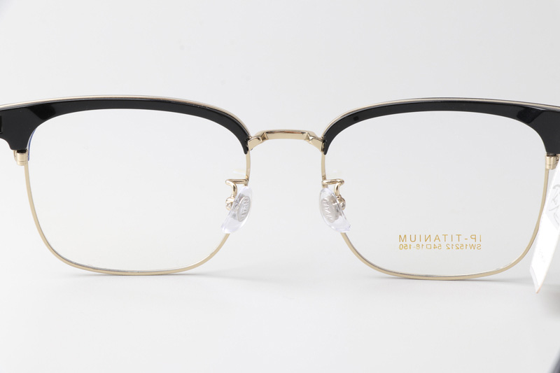 SW15212 Eyeglasses Black Gold