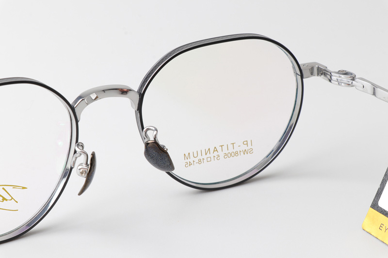SW18005 Eyeglasses Black Silver