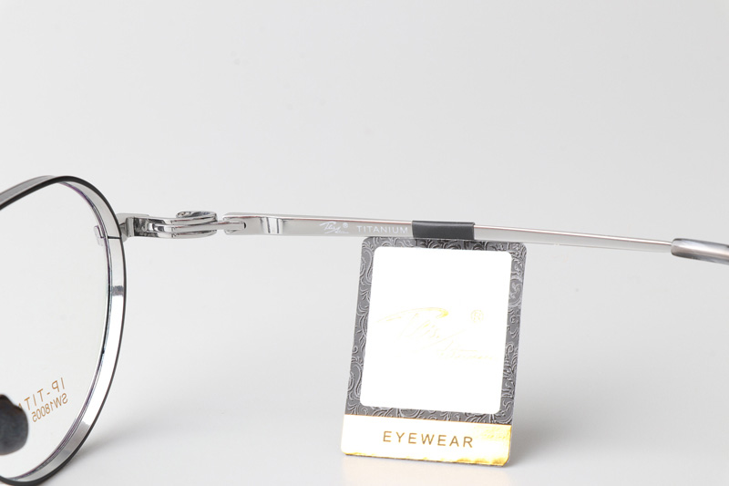 SW18005 Eyeglasses Black Silver