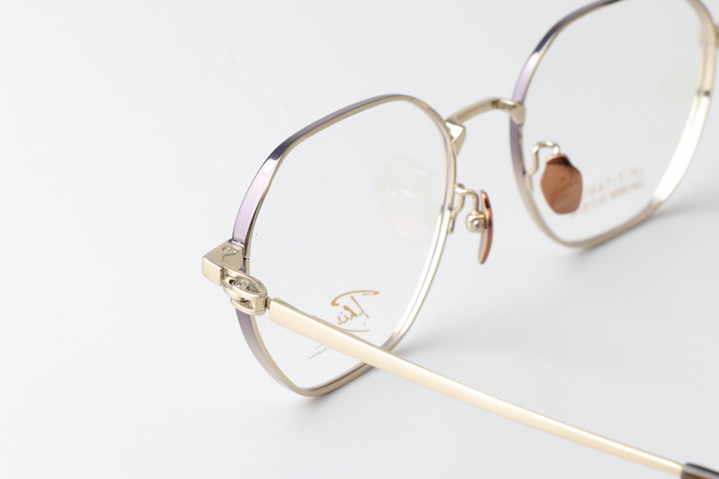 SW18006 Eyeglasses Purple Gold