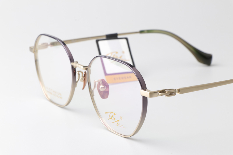 SW18006 Eyeglasses Purple Gold