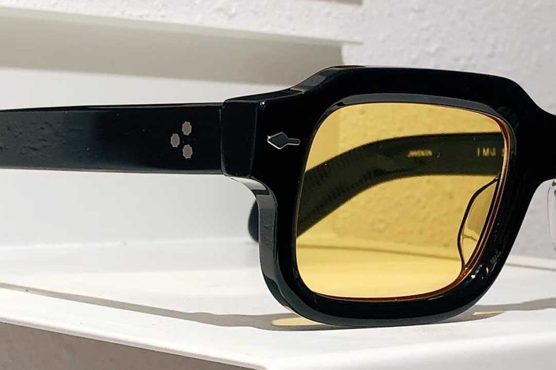 Sandro Sunglasses Black Yellow