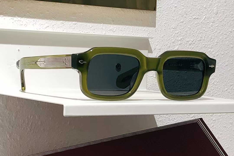 Sandro Sunglasses Green Gray