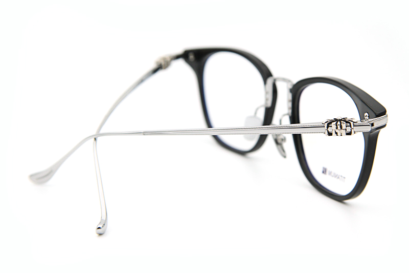 Shagass Eyeglasses Black Silver