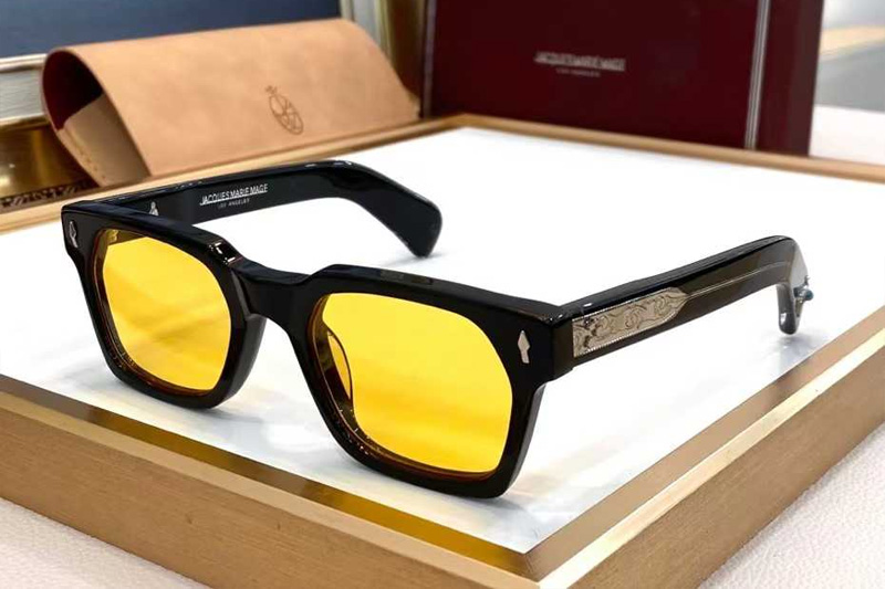 Sterett Sunglasses Black Yellow