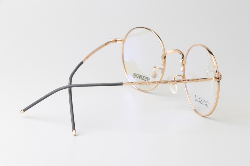 TC1005 Eyeglasses Black Gold