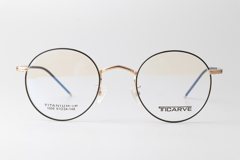TC1005 Eyeglasses Black Gold