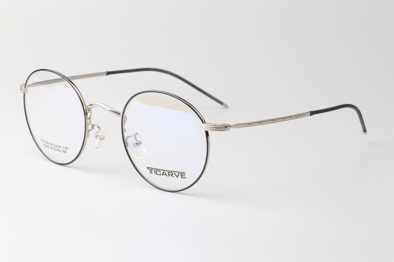 TC1005 Eyeglasses Black Silver