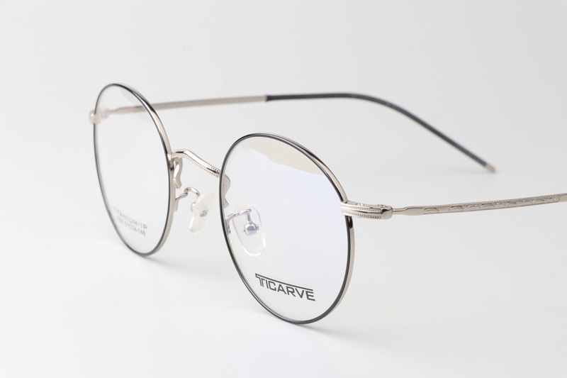 TC1005 Eyeglasses Black Silver