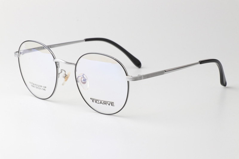 TC1006 Eyeglasses Black Silver