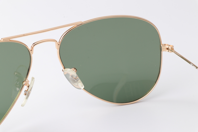 TC3025 Sunglasses Polarized Gold Green