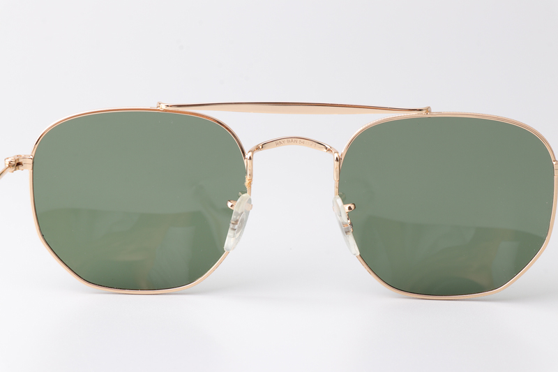 TC3648 Sunglasses Polarized Gold Green