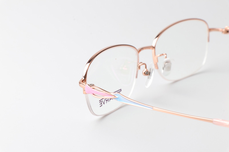 TC80013 Eyeglasses Rose Gold