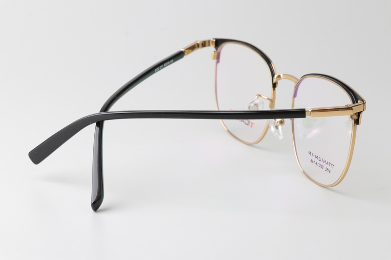 TC8152 Eyeglasses Black Gold