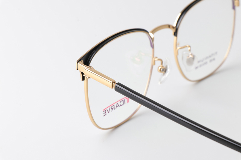 TC8152 Eyeglasses Black Gold