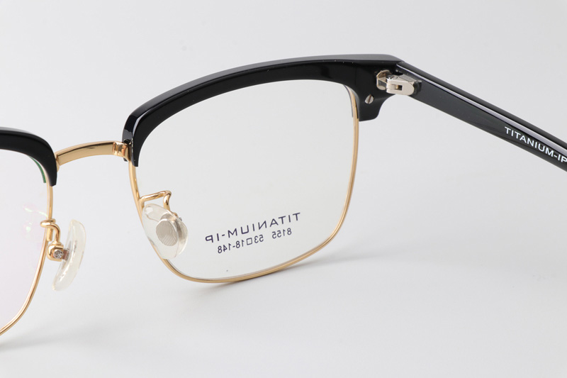 TC8155 Eyeglasses Black Gold