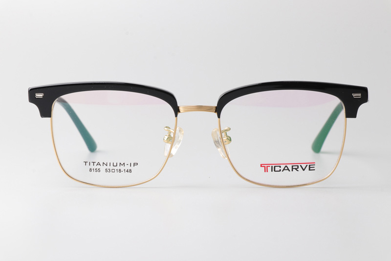 TC8155 Eyeglasses Black Gold